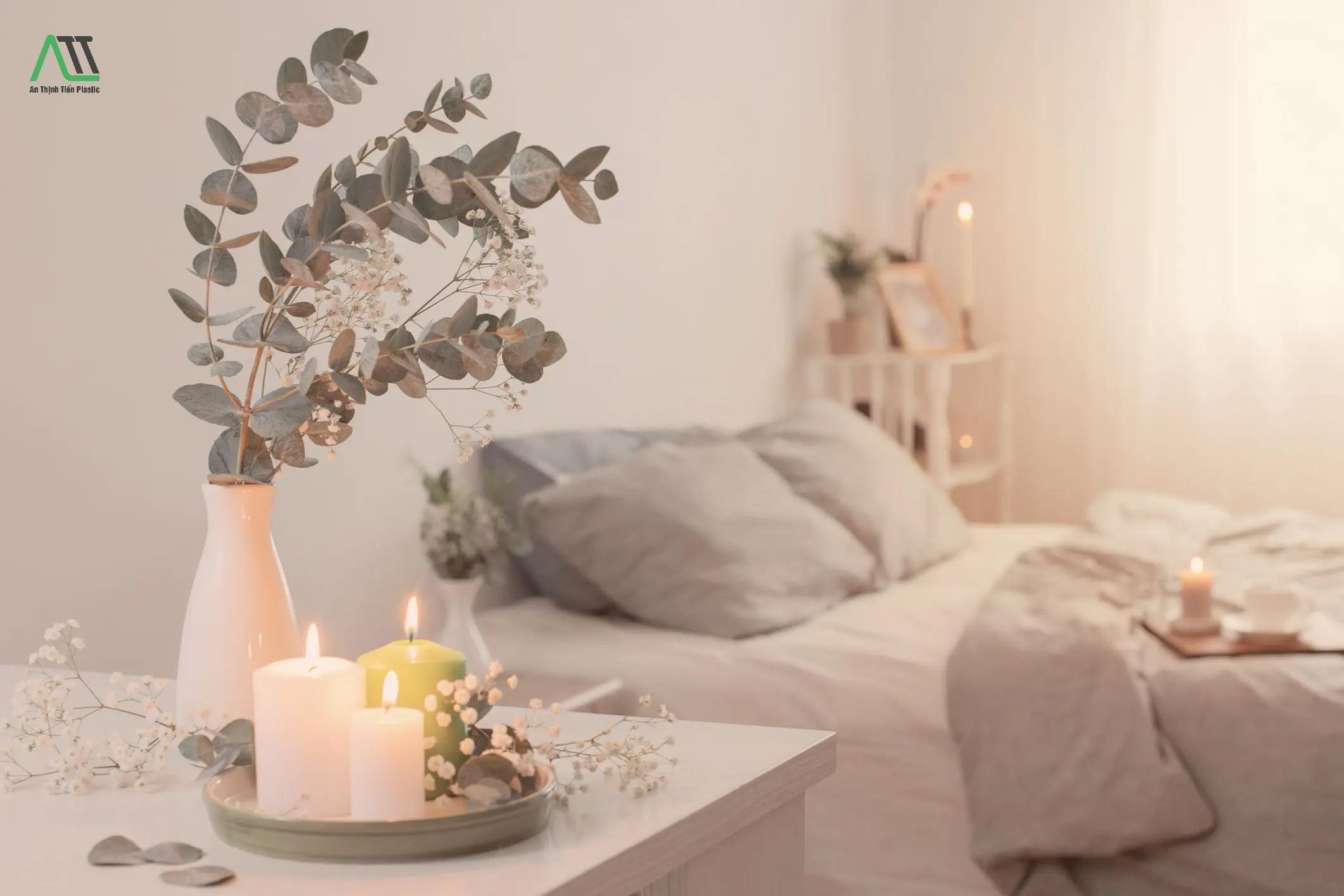 nến thơm floral nhẹ phù hợp làm quà tặng